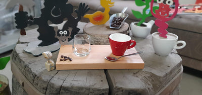 Kunst-Edition - Espressobrett