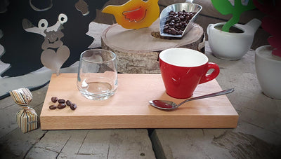 Espresso-MoNsTeR | "Chantal mit Herz" | Espressobrett