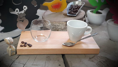 Espresso-MoNsTeR | "Chantal mit Herz" | Espressobrett