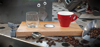 Espresso-MoNsTeR | "Chantal mit Herz" | Espressobrett - Lumini
