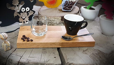 Espresso-MoNsTeR | "Helga mit Blume" | Espressobrett