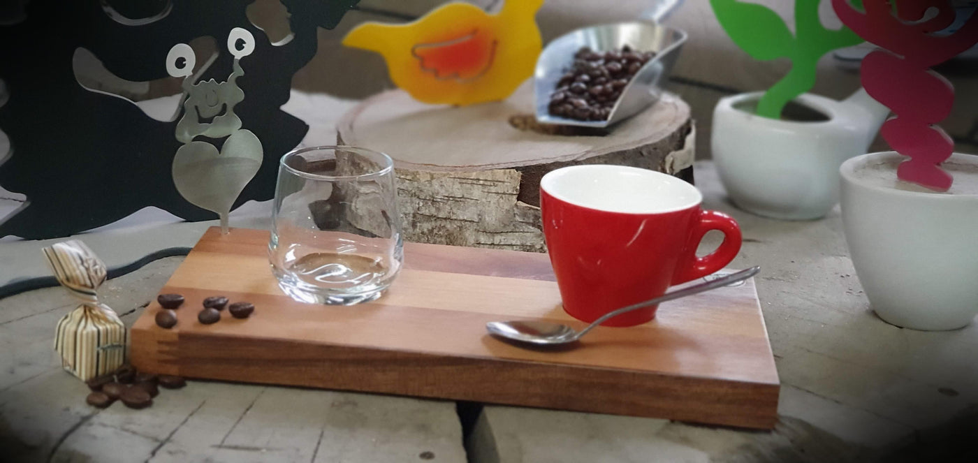 Espresso-MoNsTeR | "Chantal mit Herz" | Espressobrett