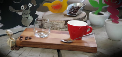 Espresso-MoNsTeR | "Chantal mit Herz" | Espressobrett