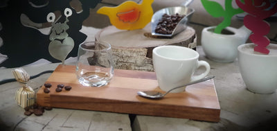 Espresso-MoNsTeR | "Chantal mit Herz" | Espressobrett