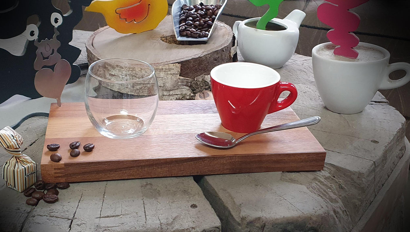 Espresso-MoNsTeR | "Chantal mit Herz" | Espressobrett