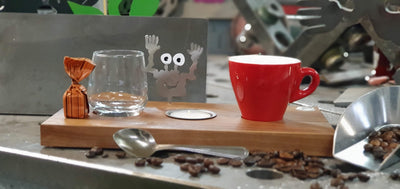 Espresso-MoNsTeR | "Happy Renate" | Espressobrett - Lumini