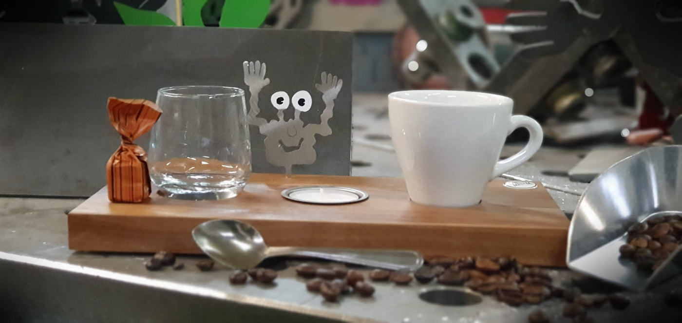 Espresso-MoNsTeR | "Happy Renate" | Espressobrett - Lumini