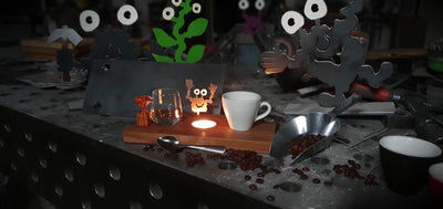 Espresso-MoNsTeR | "Happy Renate" | Espressobrett - Lumini