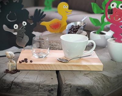 Espresso-MoNsTeR | "Chantal mit Herz" | Kaffeebrett