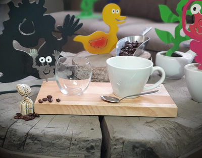 Espresso-MoNsTeR | "Happy Renate" | Kaffeebrett
