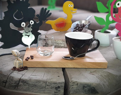 Espresso-MoNsTeR | "Chantal mit Herz" | Kaffeebrett