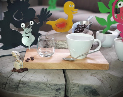 Espresso-MoNsTeR | "Chantal mit Herz" | Kaffeebrett
