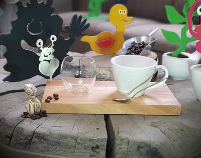 Espresso-MoNsTeR | "Chantal mit Herz" | Kaffeebrett
