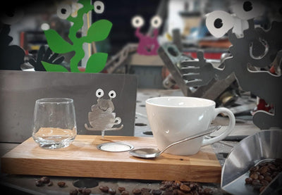 Espresso-MoNsTeR | "Espresso-Gabi" | Kaffeebrett - Lumini