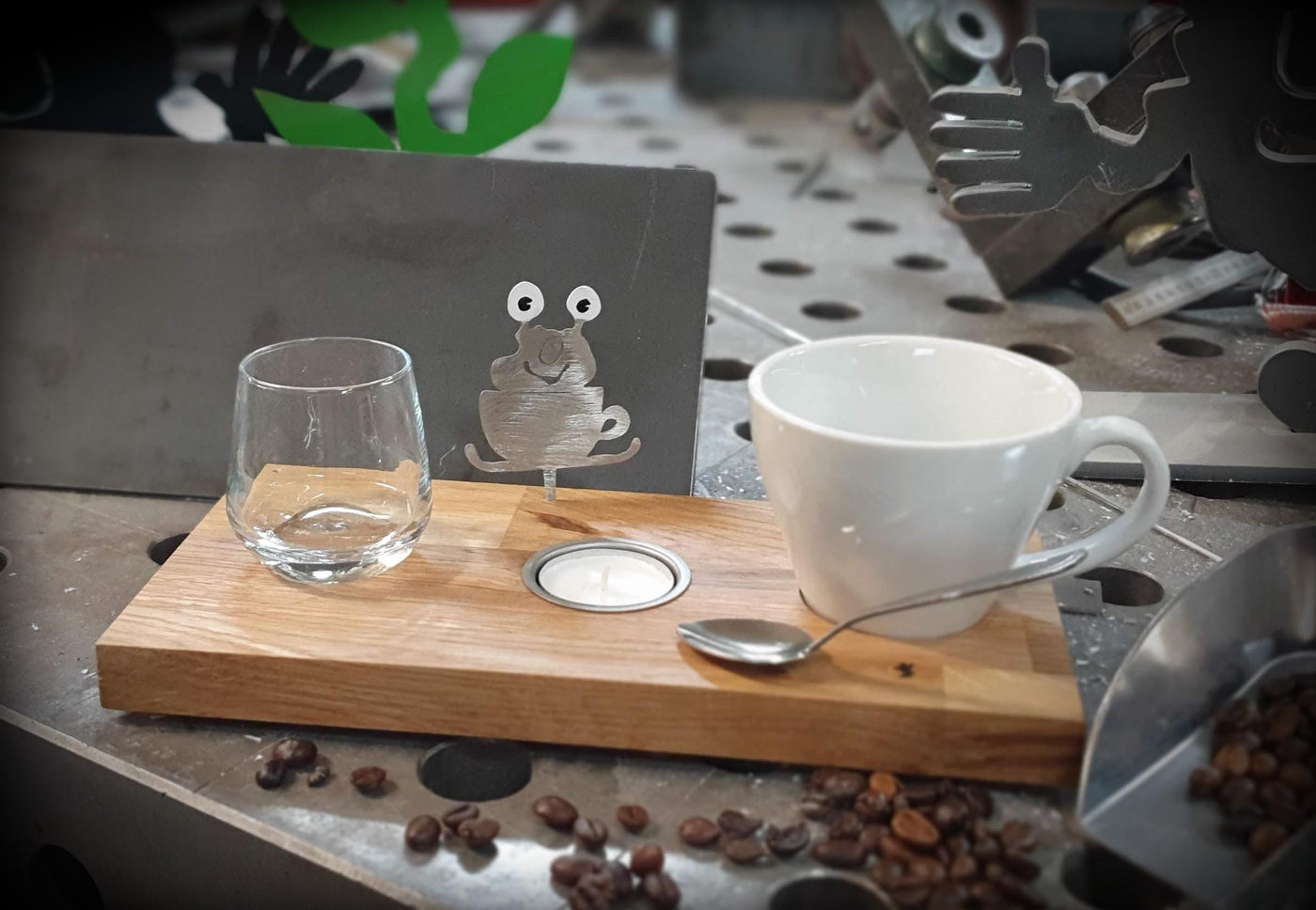 Espresso-MoNsTeR | "Espresso-Gabi" | Kaffeebrett - Lumini