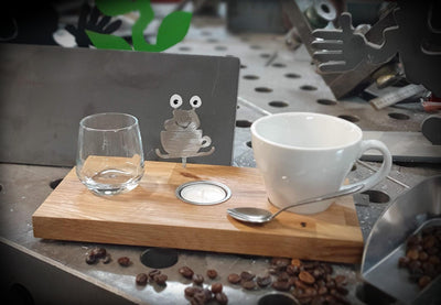 Espresso-MoNsTeR | "Espresso-Gabi" | Kaffeebrett - Lumini
