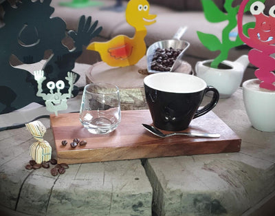 Espresso-MoNsTeR | "Happy Renate" | Kaffeebrett