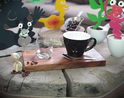 Espresso-MoNsTeR | "Chantal mit Herz" | Kaffeebrett