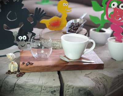 Espresso-MoNsTeR | "Happy Renate" | Kaffeebrett