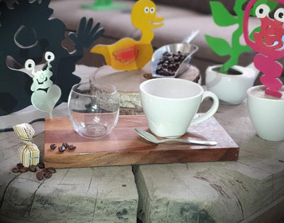 Espresso-MoNsTeR | "Chantal mit Herz" | Kaffeebrett