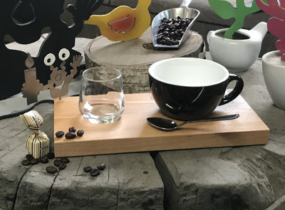 Espresso-MoNsTeR | "Elton mit Kerze" | Cappuccinobrett
