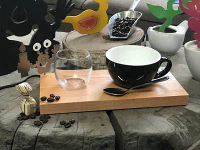 Espresso-MoNsTeR | "Elton mit Kerze" | Cappuccinobrett